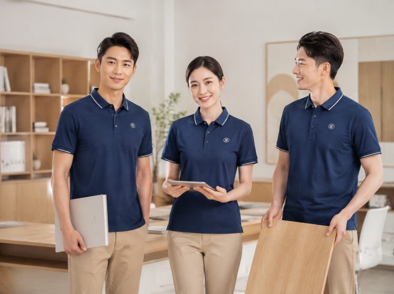 钦南区企业工作服T恤POLO衫